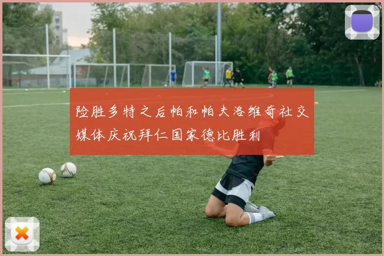 险胜多特之后帕和帕夫洛维奇社交媒体庆祝拜仁国家德比胜利
