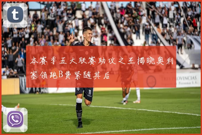本赛季五大联赛助攻之王揭晓奥利塞领跑B费紧随其后